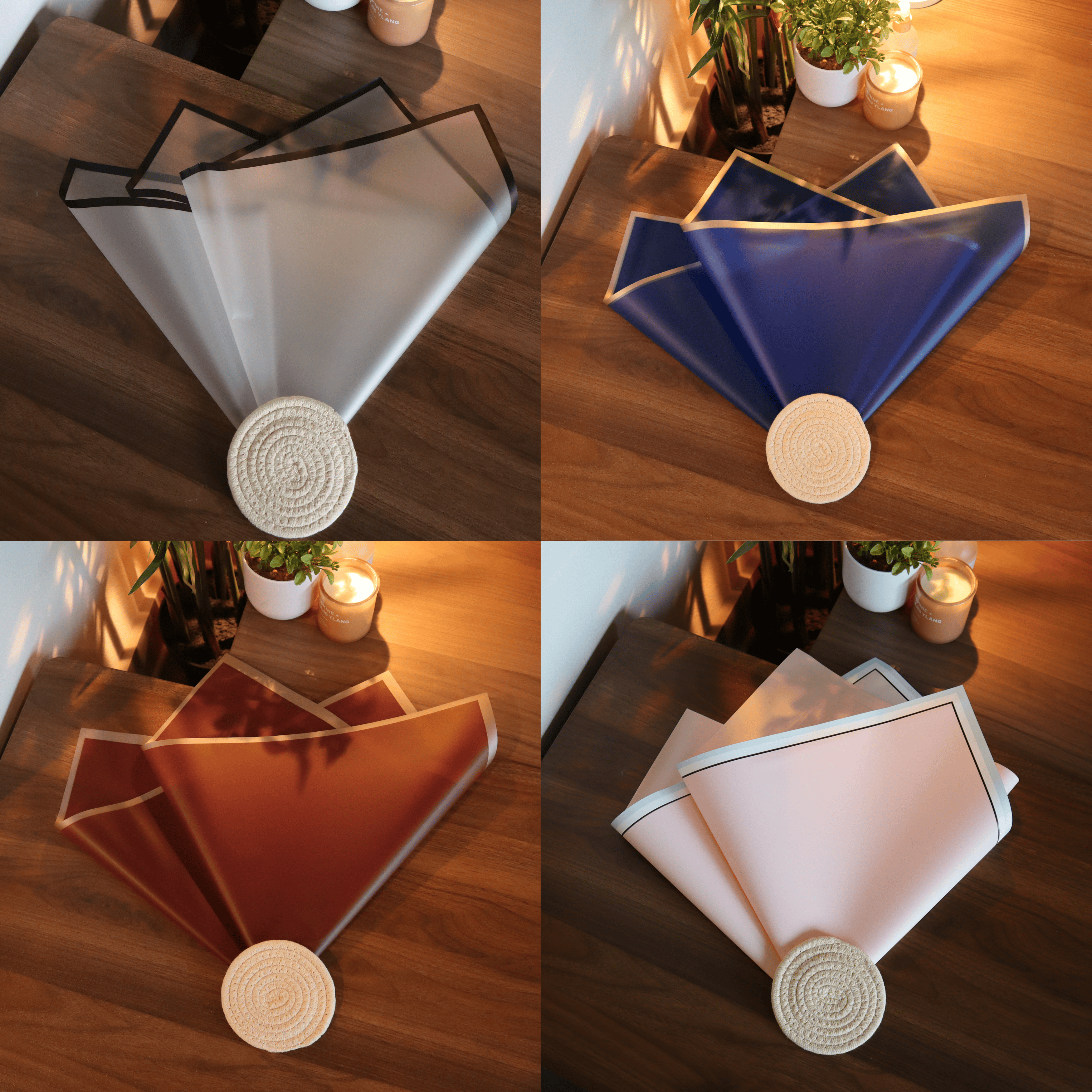 Floral Paper with Border Line